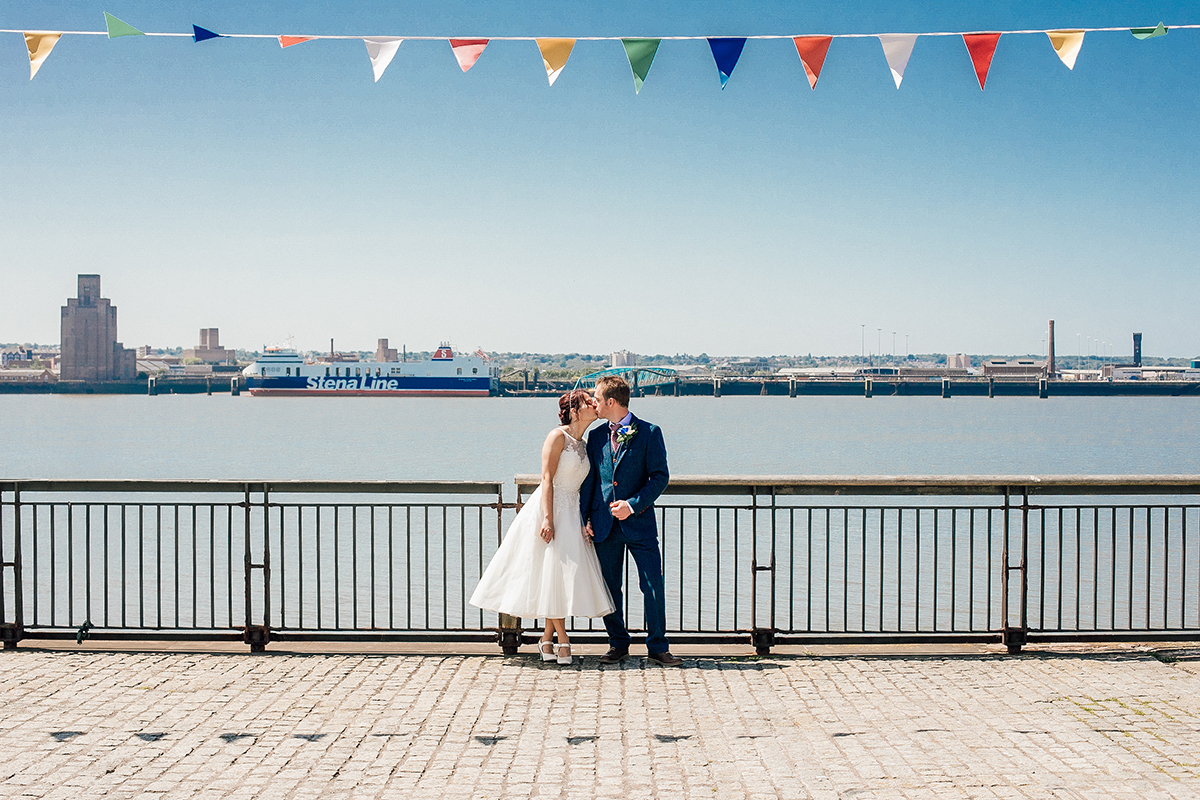 Creative Wedding Photographer Liverpool Docks Manchester