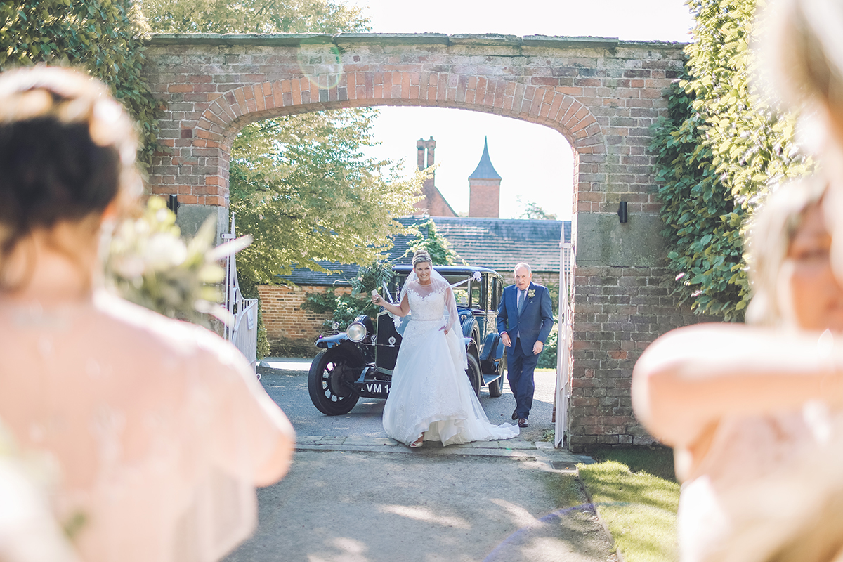 Combermere Abbey wedding | Combermere Abbey wedding photography | Combermere Abbey brides arrival