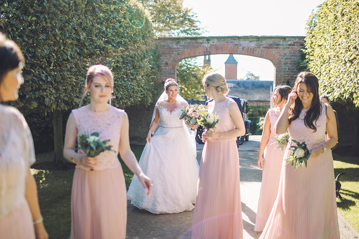 Combermere Abbey wedding | Combermere Abbey wedding photography | Combermere Abbey brides arrival