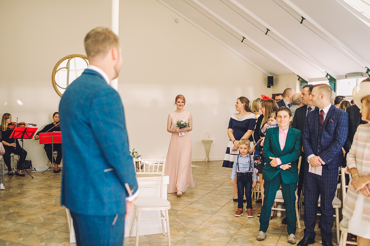 Combermere Abbey wedding | Combermere Abbey wedding photography | Combermere Abbey bridesmaid entry
