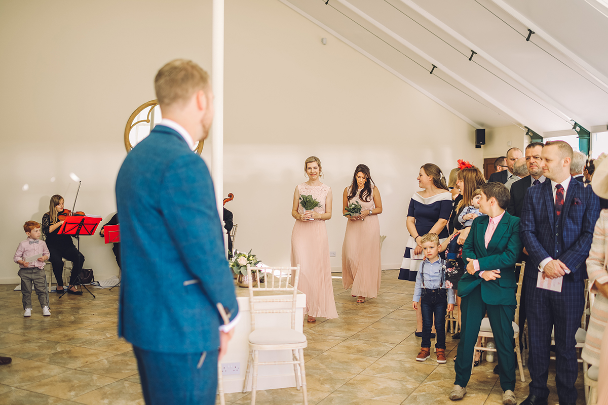 Combermere Abbey wedding | Combermere Abbey wedding photography | Combermere Abbey bridesmaids entry