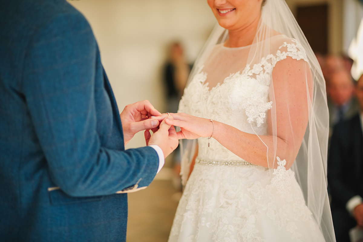 Combermere Abbey wedding | Combermere Abbey wedding photography | Combermere Abbey brides ring placement